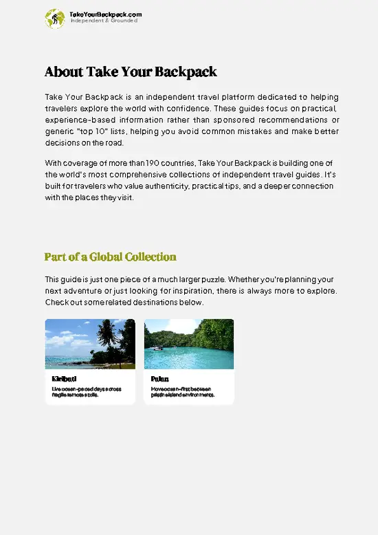 example page 1 from our offline Travel Guide for Marshall Islands